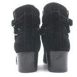 Saint Laurent Blake Jodhpur Ankle Boots Black Suede Size 38