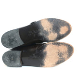 Jean Paul Gaultier Knee High Flat Riding Boots Dark Brown Leather Size 38.5