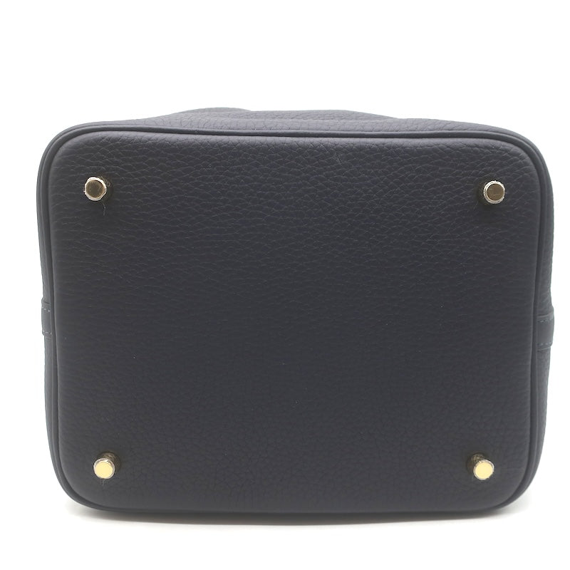 Hermes 2024 Picotin Lock 22 Bag Caban Clemence Leather Gold Hardware NEW