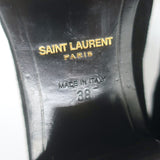 Saint Laurent Blake Jodhpur Ankle Boots Black Suede Size 38