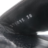 Gucci Maxime Crystal Horsebit Slide Sandals Black Suede Size 38