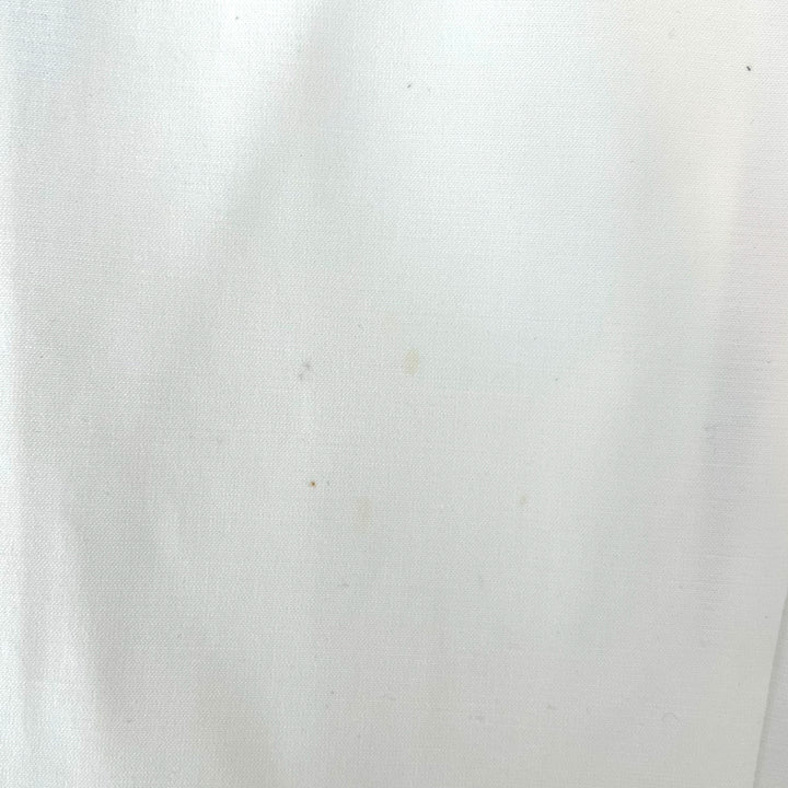 Mantu Blazer White Stretch Cotton Size 40 One-Button Jacket