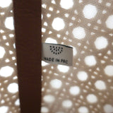 Cult Gaia Roksana Tote Natural Straw & Brown Leather Oversize Shoulder Bag