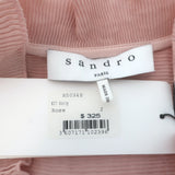 Sandro Girly Ruffle-Trimmed Mini Dress Rose Pink Size 2 NEW