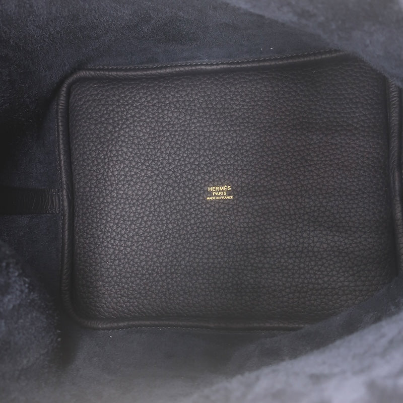 Hermes 2024 Picotin Lock 22 Bag Caban Clemence Leather Gold Hardware NEW