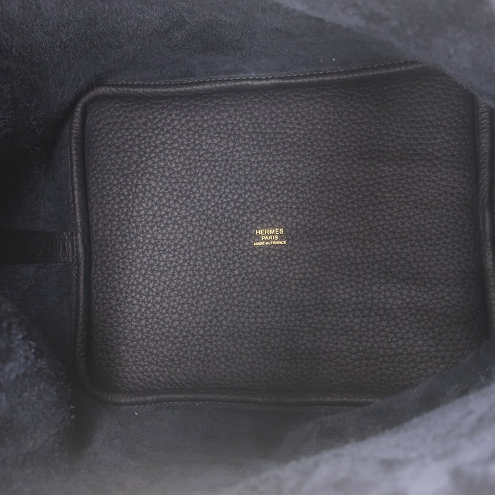 Hermes 2024 Picotin Lock 22 Bag Caban Clemence Leather Gold Hardware NEW