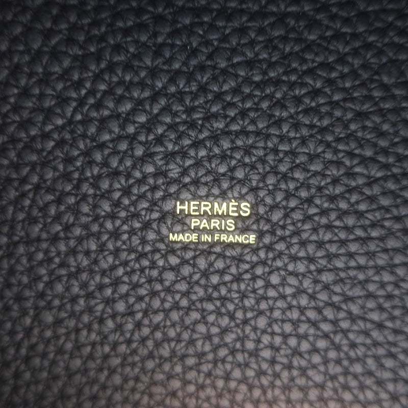 Hermes 2024 Picotin Lock 22 Bag Caban Clemence Leather Gold Hardware NEW