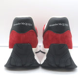 Alexander McQueen Sprint Runner Platform Sneakers Red Suede Size 40 NEW