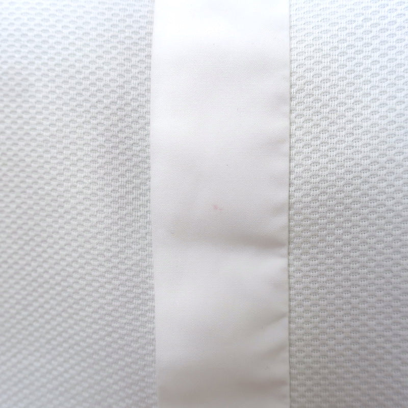 Christian Dior Pique Plastron Sleeveless Button-Down Blouse White Cotton Size 38