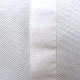 Christian Dior Pique Plastron Sleeveless Button-Down Blouse White Cotton Size 38