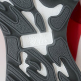 Alexander McQueen Sprint Runner Platform Sneakers Red Suede Size 40 NEW