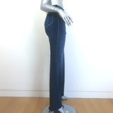 L'Agence Ruth High Rise Straight Leg Jeans Dark Indigo Stretch Denim Size 28
