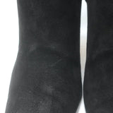 Manolo Blahnik Brusta High Heel Booties Black Suede Size 38.5