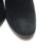 Manolo Blahnik Brusta High Heel Booties Black Suede Size 38.5