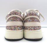 Jimmy Choo Hawaii Glow in the Dark Glitter Low Top Sneakers Pink/White Size 38