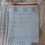 Valentino Bustier Top Cream Lace & Ruffle-Trim Ruched Silk Size US 2