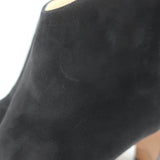 Manolo Blahnik Brusta High Heel Booties Black Suede Size 38.5
