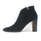 Manolo Blahnik Brusta High Heel Booties Black Suede Size 38.5
