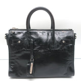 Saint Laurent Baby Sac de Jour Souple Tote Black Moroder Leather Crossbody Bag