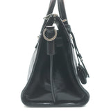 Saint Laurent Baby Sac de Jour Souple Tote Black Moroder Leather Crossbody Bag