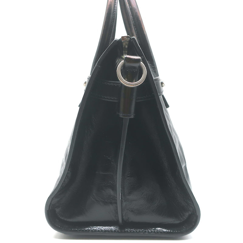 Saint Laurent Baby Sac de Jour Souple Tote Black Moroder Leather Crossbody Bag