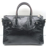 Saint Laurent Baby Sac de Jour Souple Tote Black Moroder Leather Crossbody Bag