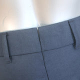 Christian Dior Grosgrain-Trimmed Cropped Wide Leg Gaucho Pants Navy Size 44