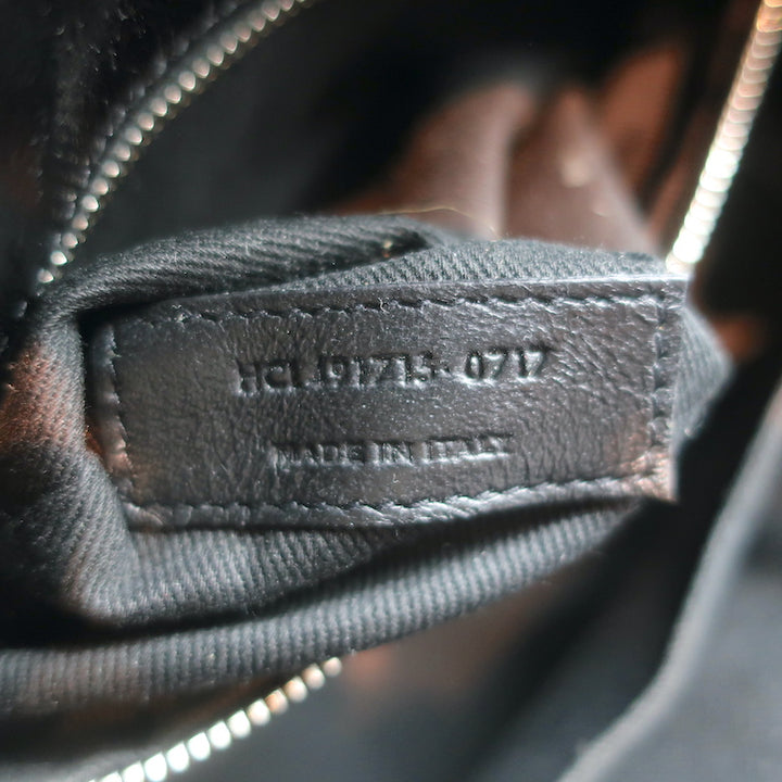 Saint Laurent Baby Sac de Jour Souple Tote Black Moroder Leather Crossbody Bag