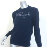 Lingua Franca Hallelujah Cashmere Sweater Navy Size Extra Small