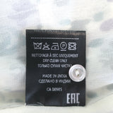 Isabel Marant Etoile Eulie Long Sleeve Smocked Dress Cream Printed Crepe Size 40