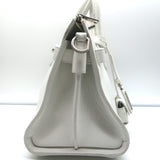 Saint Laurent Baby Sac de Jour Souple Tote White Leather Crossbody Bag