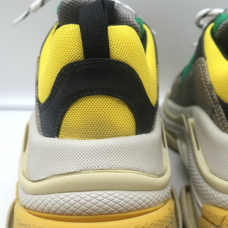 Gucci x Balenciaga The Hacker Project Triple S Sneakers Green/Brown Size 38