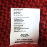 Anine Bing Nicolette Puff Sleeve Sweater Rust Mohair-Blend Size Extra Small