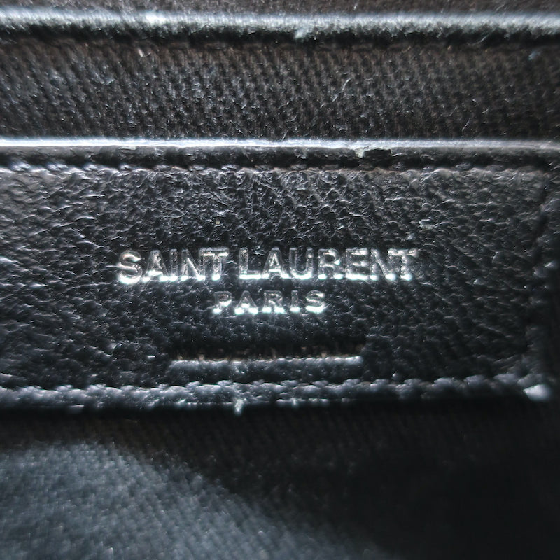Saint Laurent Baby Sac de Jour Souple Tote White Leather Crossbody Bag
