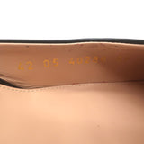 Gianvito Rossi Vian Ankle Strap Platform Pumps Black Leather Size 39