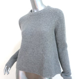 Jenni Kayne Cashmere Fisherman Sweater Light Gray Size Extra Small