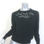 Lingua Franca Who Run The World Cashmere Sweater Black Size Extra Small