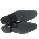 Ralph Lauren Equestrian Bit Knee High Riding Boots Black Leather Size 8