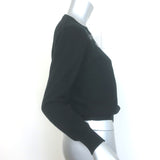 Lingua Franca Who Run The World Cashmere Sweater Black Size Extra Small