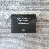 Jenni Kayne Cashmere Fisherman Sweater Light Gray Size Extra Small