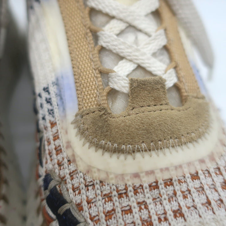 Chloe Nama Mesh Speckled-Platform Sneakers Ginger/Cream Size 36