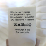 Alaia Ruffled Ribbed Knit Cape White Size 40