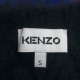 KENZO Mini Sweater Dress Navy/Multi Striped Alpaca Blend Size Small
