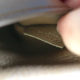 Celine Tri-Fold Medium Shoulder Bag Bi-Color Brown Leather & Blue Suede