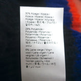 KENZO Mini Sweater Dress Navy/Multi Striped Alpaca Blend Size Small