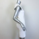 Balenciaga Bubble Knit Sleeveless Mini Dress White Size 36