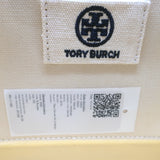 Tory Burch Fringed Canvas Crossbody Cream Small Shoulder Bag NEW