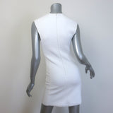Balenciaga Bubble Knit Sleeveless Mini Dress White Size 36