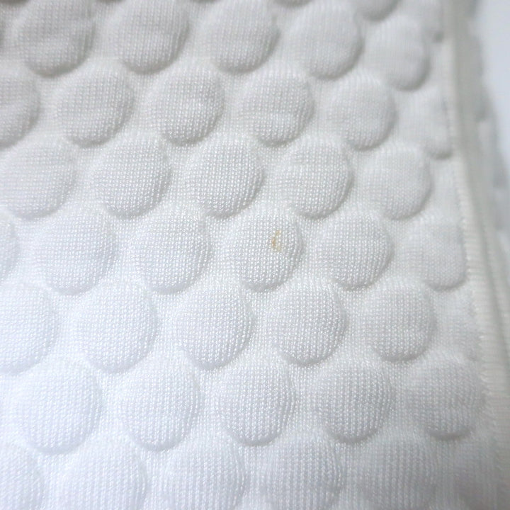 Balenciaga Bubble Knit Sleeveless Mini Dress White Size 36
