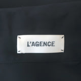 L'Agence Black Silk Size Extra Small Long Sleeve Top